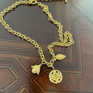 Vintage Givenchy gold necklace